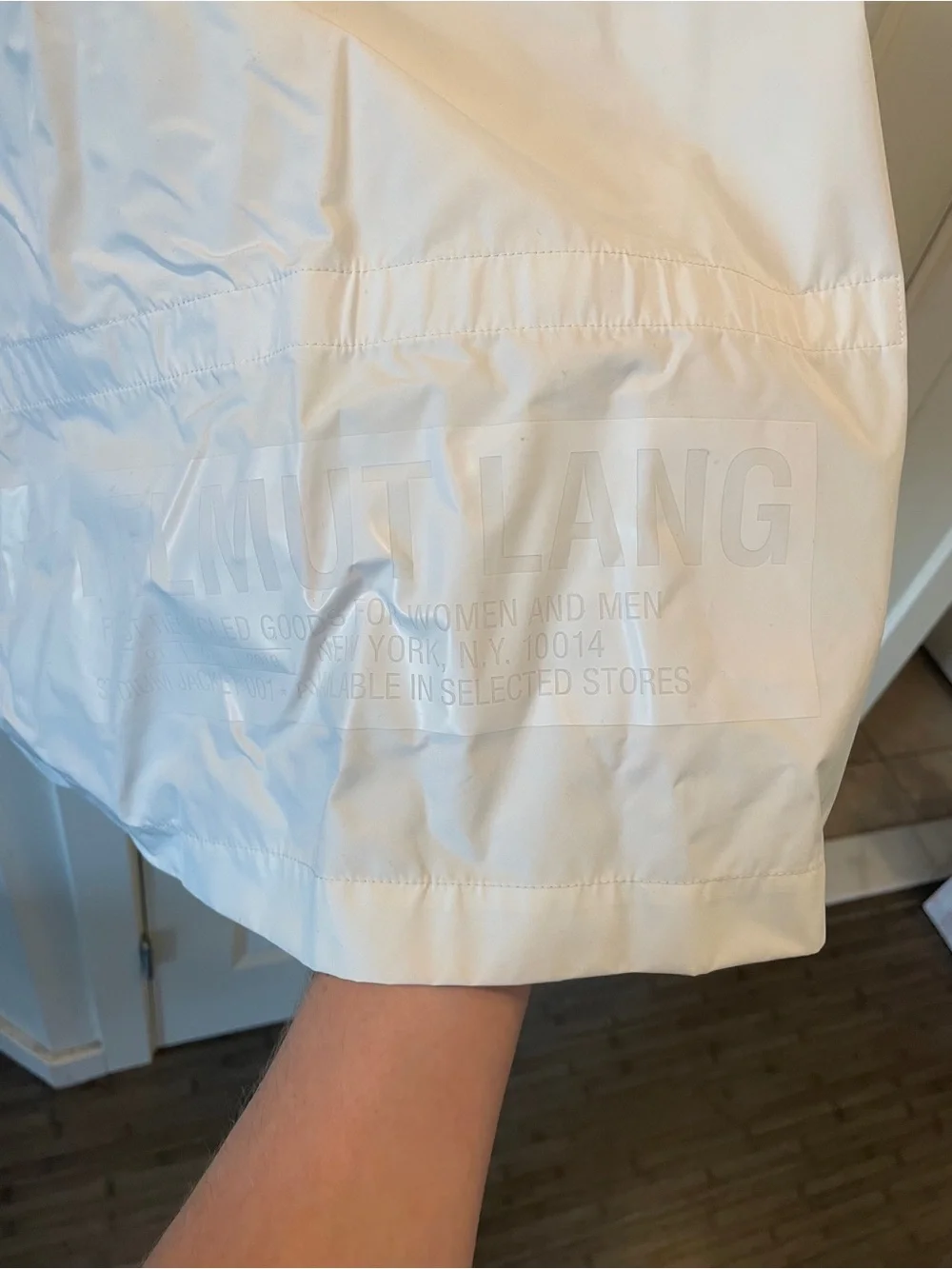 Helmut Lang minimalist white